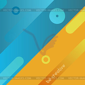 Yellow and blue background - vector clipart