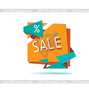 Big sale. Sale tag. Sale poster - vector clip art