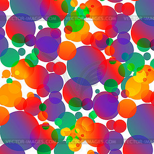 Background with colored circles - color vector clipart