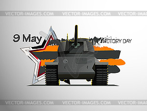 Victory in war. May  - vector clipart