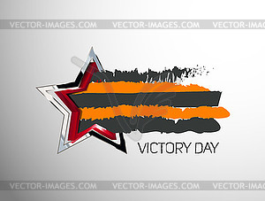 Victory in war. May  - vector image