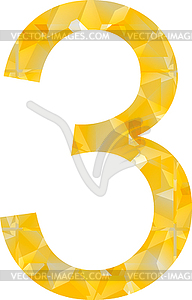 Abstract figure,number - vector EPS clipart