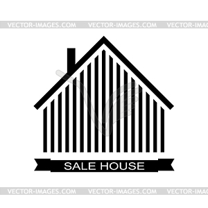 Logo of house. emblem - vector clipart