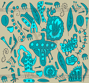 Seamless pattern - vector clip art