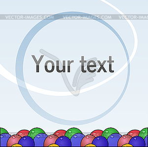 Background With Soft Waves color - vector clip art