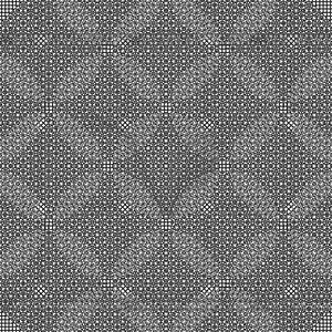 Seamless geometric pattern flowers - vector clipart