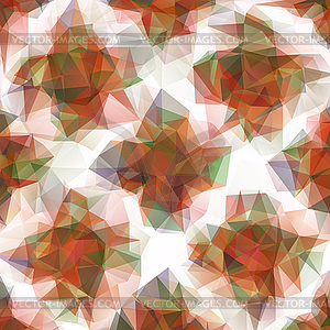 Seamless geometric pattern flowers - vector image