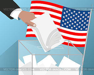 USA elections of American President - vector clip art