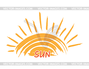 Kreative Sonne Vektorgrafik