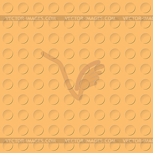 Orange seamless background with circles. Simple fla - vector clip art