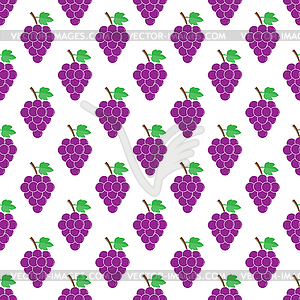 Grape. Seamless pattern for texture, textiles, - vector clip art