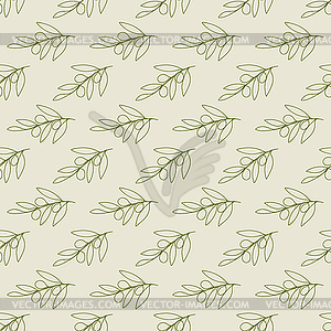 Olive seamless pattern for textures, textiles, - vector image