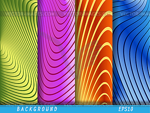 Set of abstract patterns for wide range of - vector image