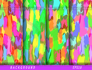 Set of abstract patterns for wide range of - color vector clipart