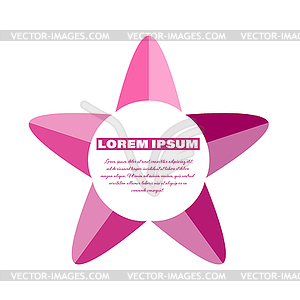 Abstract icon, template for logo, emblem or brand, - vector image