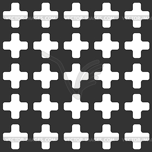 Seamless plus sign pattern for texture, textiles, - vector clipart