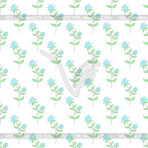 Floral seamless pattern for textures, textiles, - vector clip art