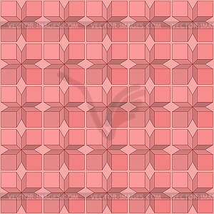 Seamless geometric pattern of squares for texture, - vector clipart