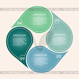 Circular infographic template. pie chart, chart, - vector clip art