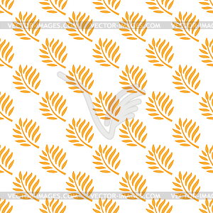 Seamless foliage pattern for textiles, textures, - vector image