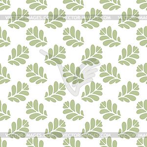 Seamless foliage pattern for textiles, textures, - vector clipart