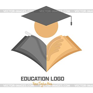 Logo of education. for schools, colleges - vector clipart