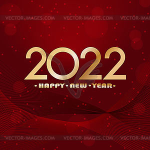 2022. Happy New Year. Background with congratulator - vector image