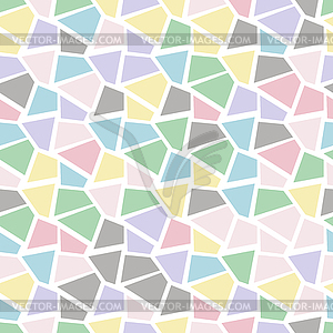 Seamless pattern with multicolored geometric - vector image