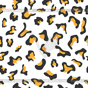 Seamless abstract pattern with black and orange - vector image