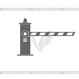 Barrier. closed barrier - vector clipart