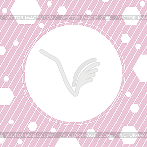 Background with circle in center for text, - vector clipart