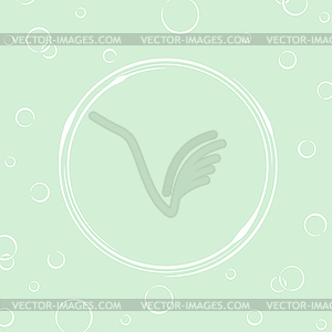 Background with round frame in center with place fo - vector clipart