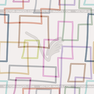 Seamless geometric pattern with abstract shapes - vector EPS clipart