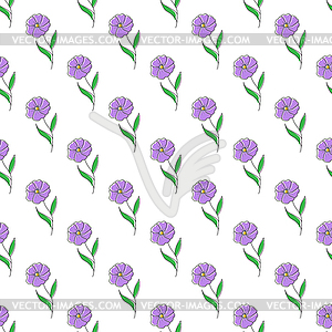 Floral seamless pattern for textures, textiles and - vector image