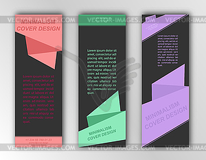 Abstract banner template. Editable - vector clip art