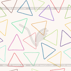 Seamless pattern of geometric shapes for banners, - vector image