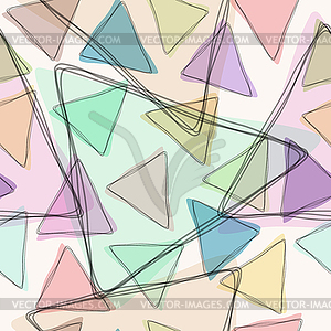 Бесшовные геометрических фигур для баннеров, - рисунок в векторе