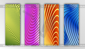 Set of abstract patterns for banners, textures, - vector clipart