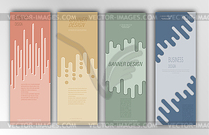 Set of abstract patterns for banners, textures, - vector clipart