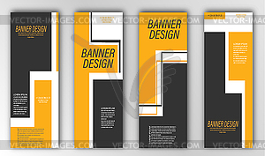 Set of abstract patterns for banners, textures, - vector clip art