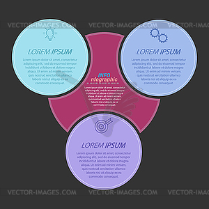 3 stages of development, improvement or training. - vector image