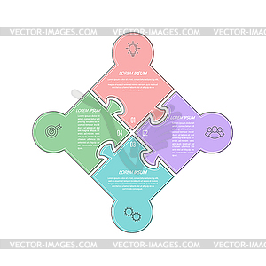 4 stages of development, improvement or training. - vector clipart
