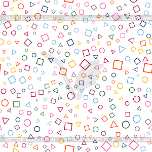 Seamless geometric pattern for texture, packaging - vector clipart