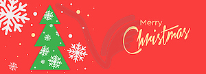 Merry Christmas. Template for greetings, banners, - vector image