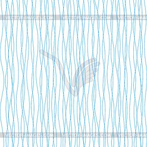 Синие волнистые линии - векторное изображение клипарта