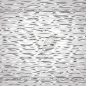 Wavy lines on gray background - royalty-free vector image