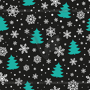 Christmas seamless pattern - vector clipart