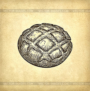 Rustic bread - vector clipart