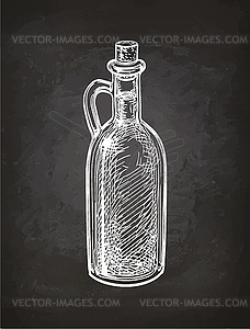 Bottle of olive oil - vector EPS clipart