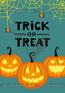 Halloween banner template - vector clip art